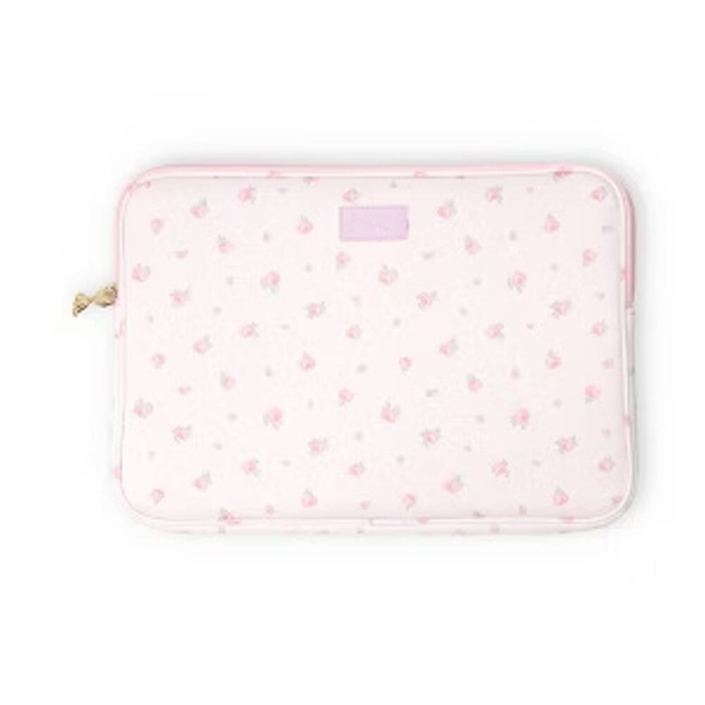 NWT LoveShackFancy x Target - Yoobi Laptop Sleeve Case Strawberry Macaroon